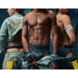 PUMP 12087 Indigo Blue Brief