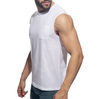 Addicted Basic Tank Top White