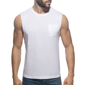 Addicted Basic Tank Top White