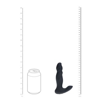 Levelz Vibrating and Thrusting Silicone Prostate Massager - Black