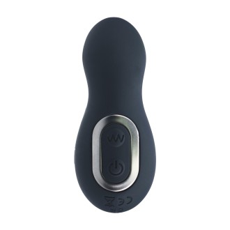 Levelz Vibrating and Thrusting Silicone Prostate Massager - Black