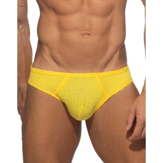 Addicted AD1379 Puff Bikini Brief Yellow