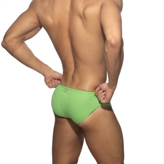 Addicted AD1379 Puff Bikini Brief Lemon Green