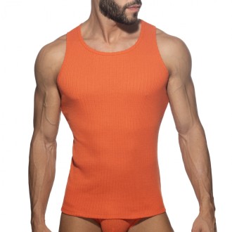 Addicted AD1378 Puff Tank Top Orange