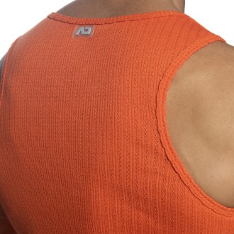 Addicted AD1378 Puff Tank Top Orange