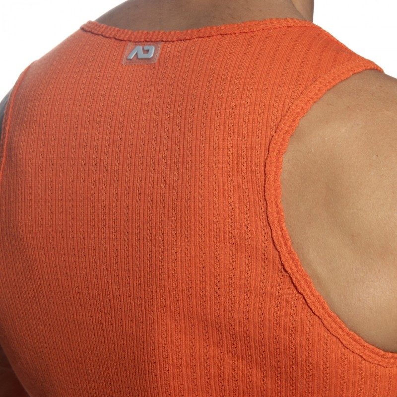 Addicted AD1378 Puff Tank Top Orange