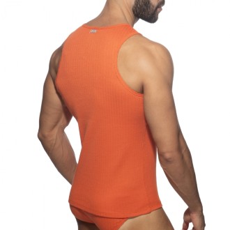 Addicted AD1378 Puff Tank Top Orange
