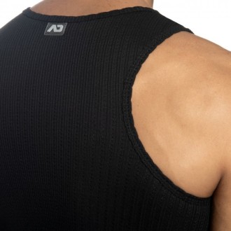 Addicted AD1378 Puff Tank Top Black