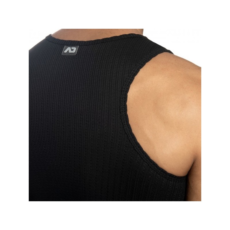 Addicted AD1378 Puff Tank Top Black