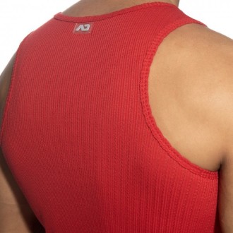 Addicted AD1378 Puff Tank Top Red