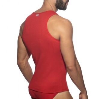 Addicted AD1378 Puff Tank Top Red