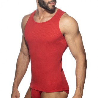 Addicted AD1378 Puff Tank Top Red
