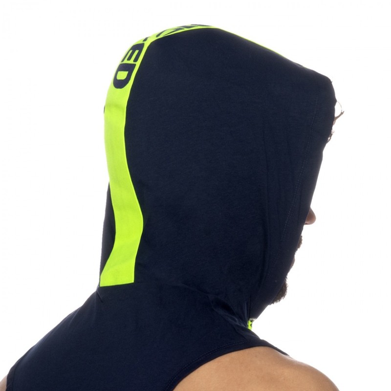 Addicted AD1001 Band Cotton Hoody Navy Addicted AD1001 Band Cotton Hoody Navy