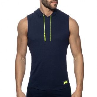 Addicted AD1001 Band Cotton Hoody Navy Addicted AD1001 Band Cotton Hoody Navy
