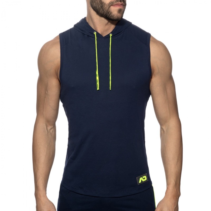 Addicted AD1001 Band Cotton Hoody Navy Addicted AD1001 Band Cotton Hoody Navy
