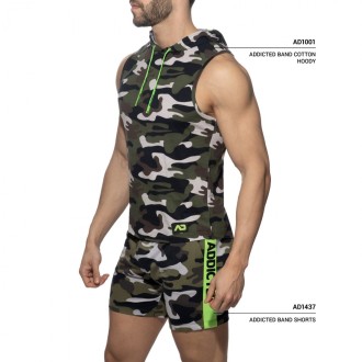 Addicted AD1437 Band Shorts Camouflage