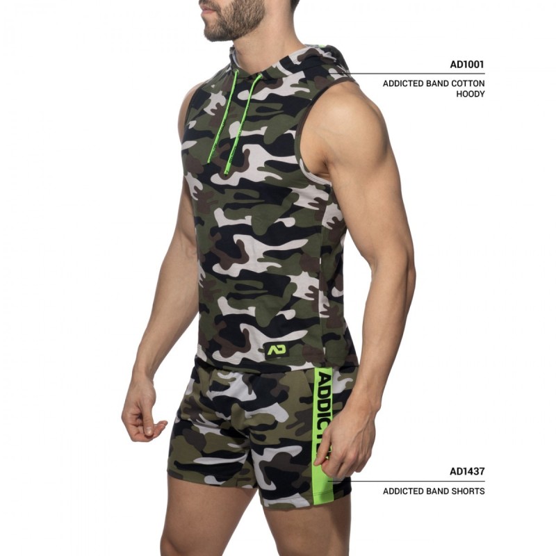 Addicted AD1437 Band Shorts Camouflage