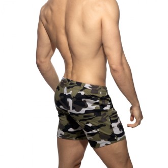 Addicted AD1437 Band Shorts Camouflage