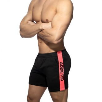 Addicted AD1437 Band Shorts Black
