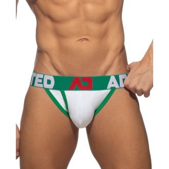 Addicted Open Fly Cotton Bikini white | BiBo Fashion
