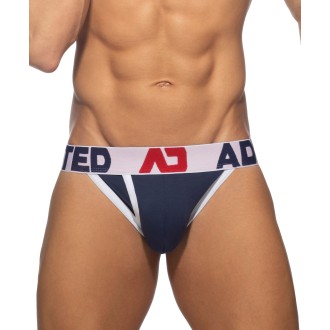 Addicted Open Fly Cotton Bikini white | BiBo Fashion
