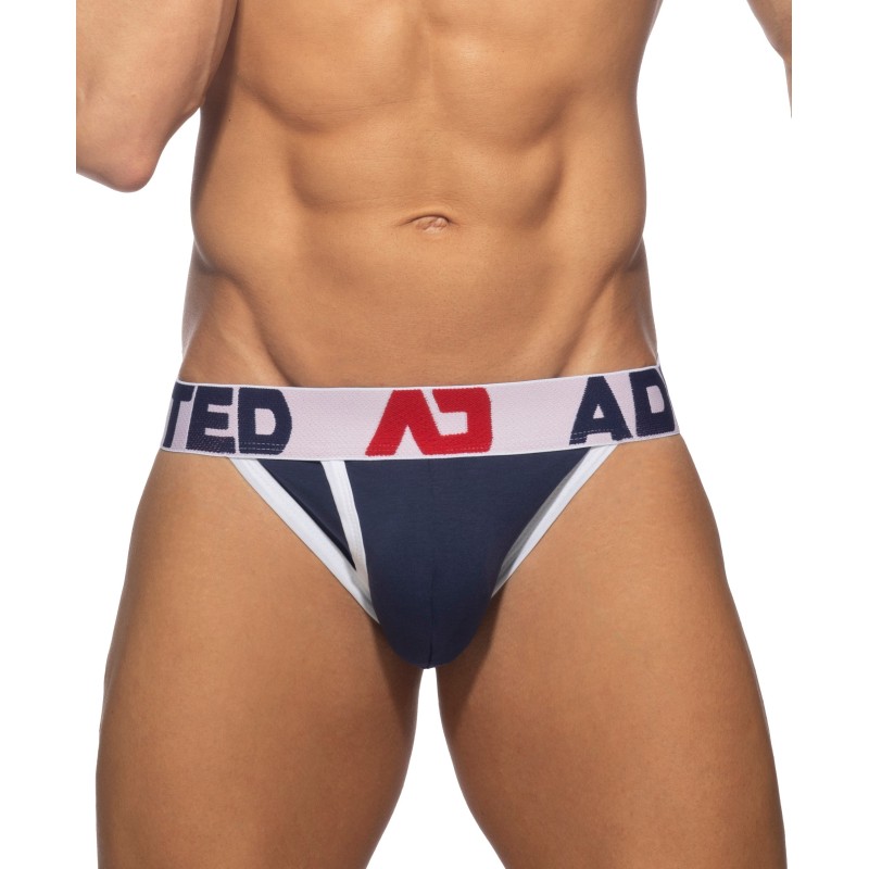 Addicted Open Fly Cotton Bikini white | BiBo Fashion