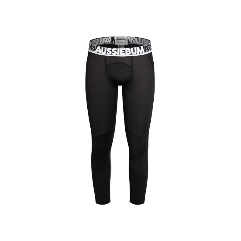 aussieBum Dynamic Long Leg Black