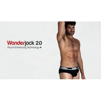 aussieBum WonderJock 2.0 Brief Jet Black