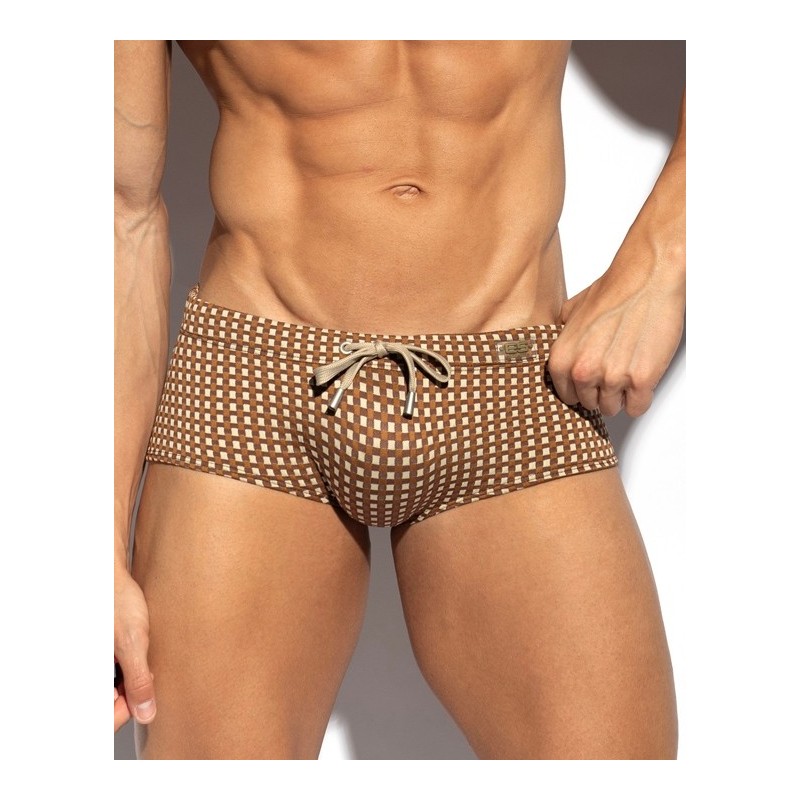 ES Collection 2502 Orak Swim Trunk Brown