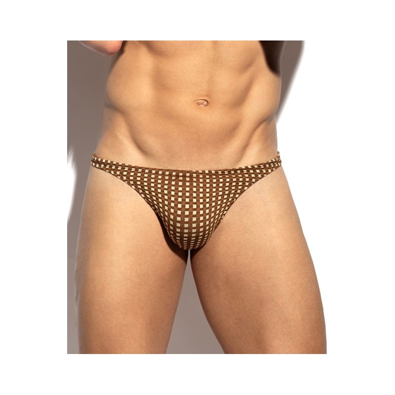 ES Collection 2618 Orak Swim Thong Brown