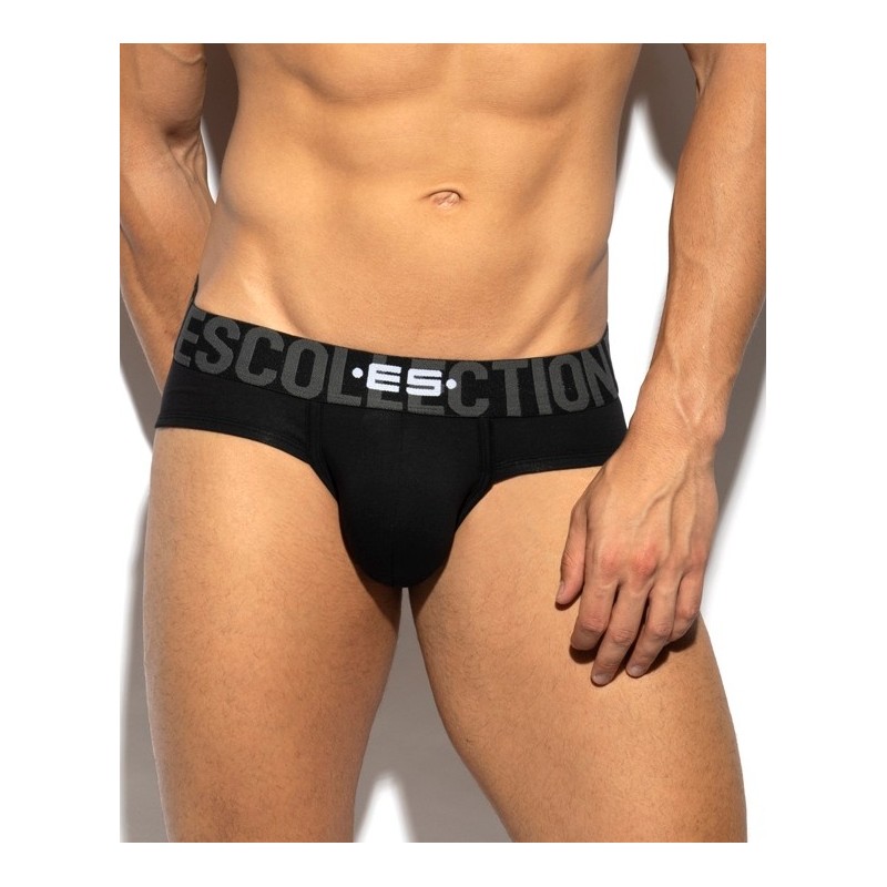 ES Collection UN487 7 Days 7 Colors Brief 3.0 Black