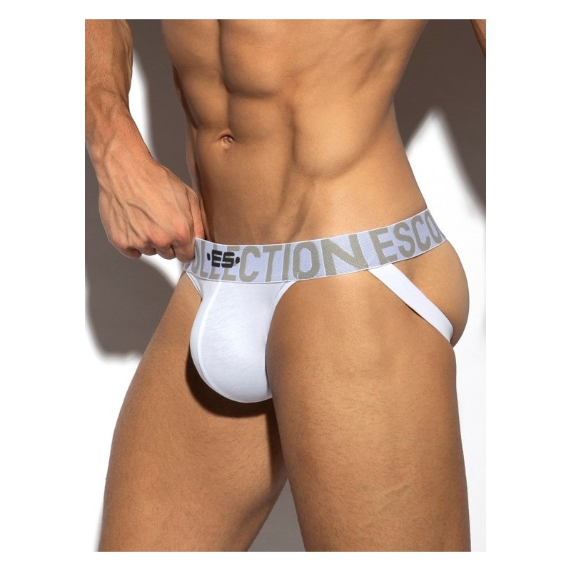 ES Collection UN489 7 Days 7 Colors Jock 3.0 White