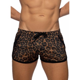 Addicted AD1138 Leopard Mesh Rocky
