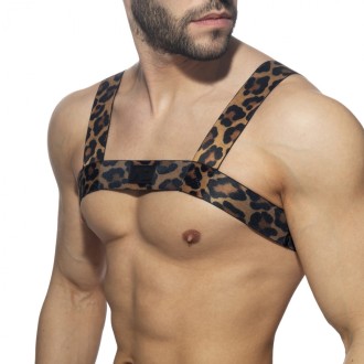 Addicted AD1183 Leopard Elastic Harness