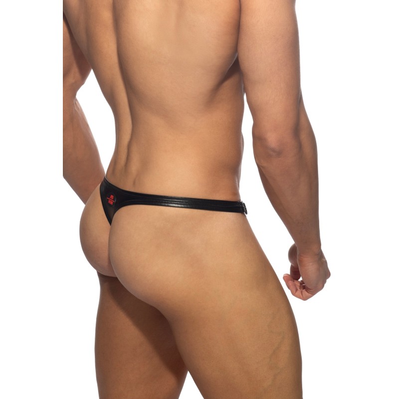 AD Fetish ADF209 Round Buckle Rub Thong