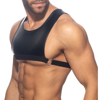 AD Fetish ADF219 Round Buckle Top