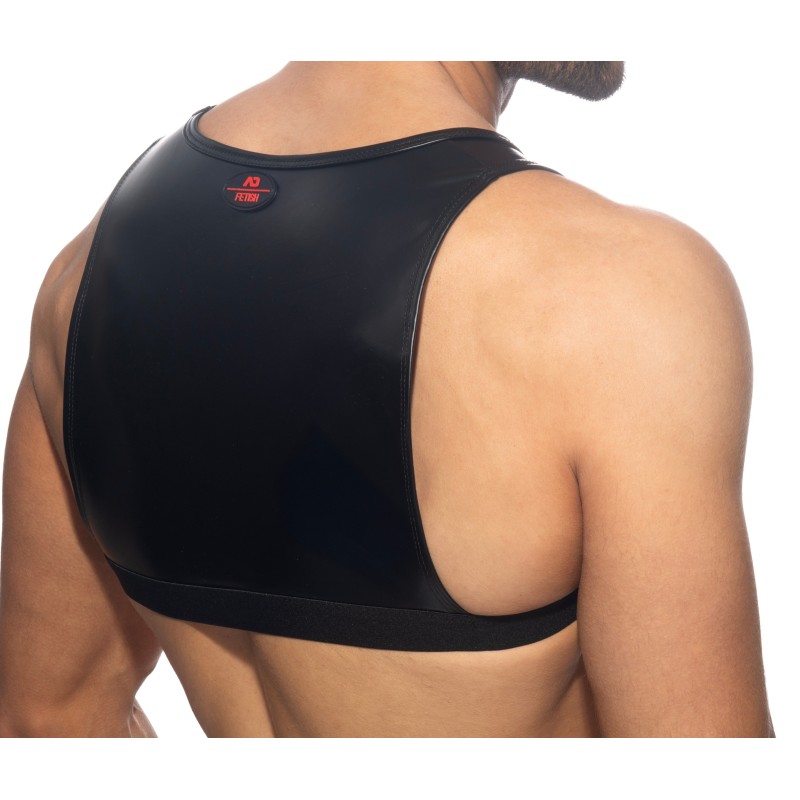 AD Fetish ADF219 Round Buckle Top
