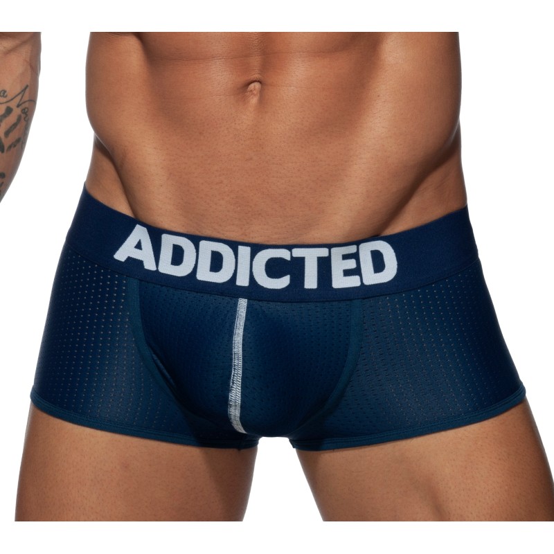 Addicted Push Up Mesh Trunk navy | BiBo Fashion