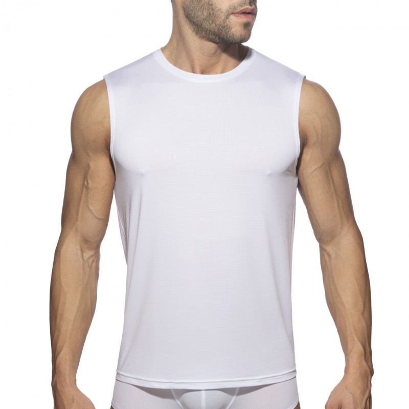 Addicted AD1328 Veloz Dry Tank Top White