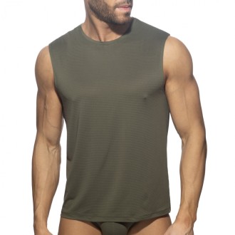 Addicted AD1328 Veloz Dry Tank Top Khaky