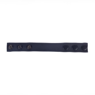 Red Leather Cocky - Adjustable Leather Cockring - Black
