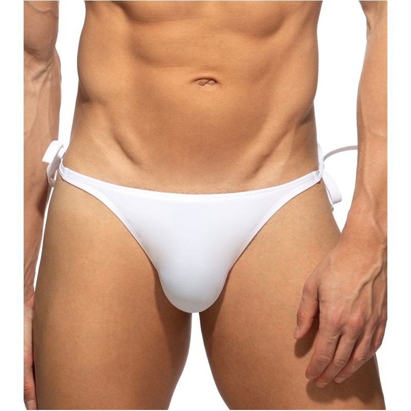 Addicted ADS390 Multi-Cord Swim Thong White