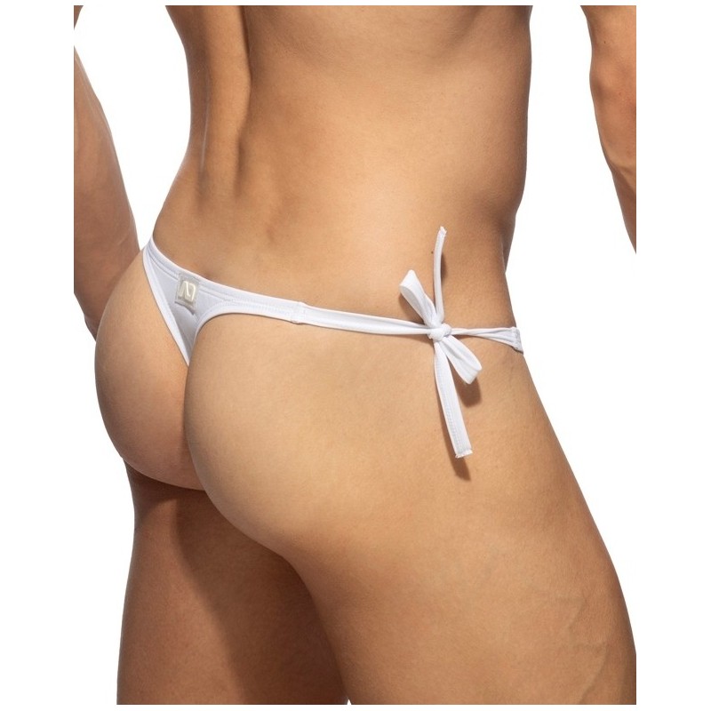 Addicted ADS390 Multi-Cord Swim Thong White
