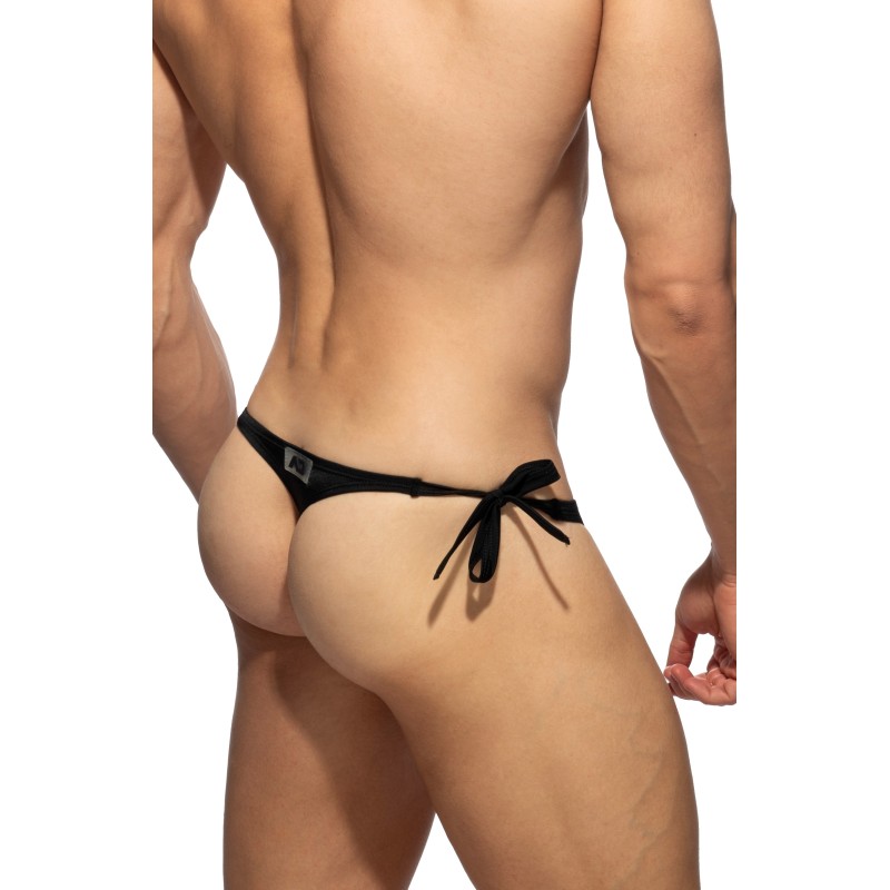 Addicted ADS390 Multi-Cord Swim Thong Black