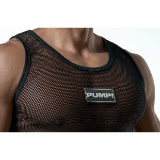 PUMP 14035 Black Mesh Tank Top