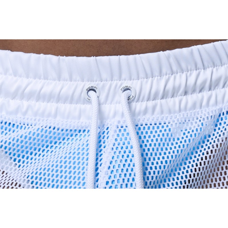PUMP 13040 White Mesh Short
