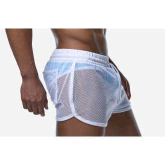 PUMP 13040 White Mesh Short