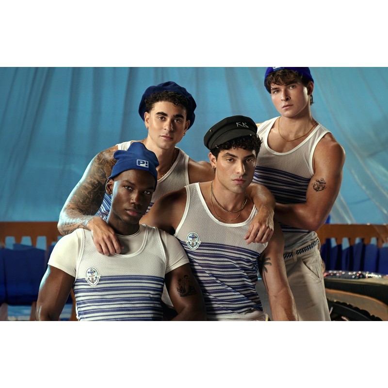 PUMP 14037 Marine Mesh Tank Top
