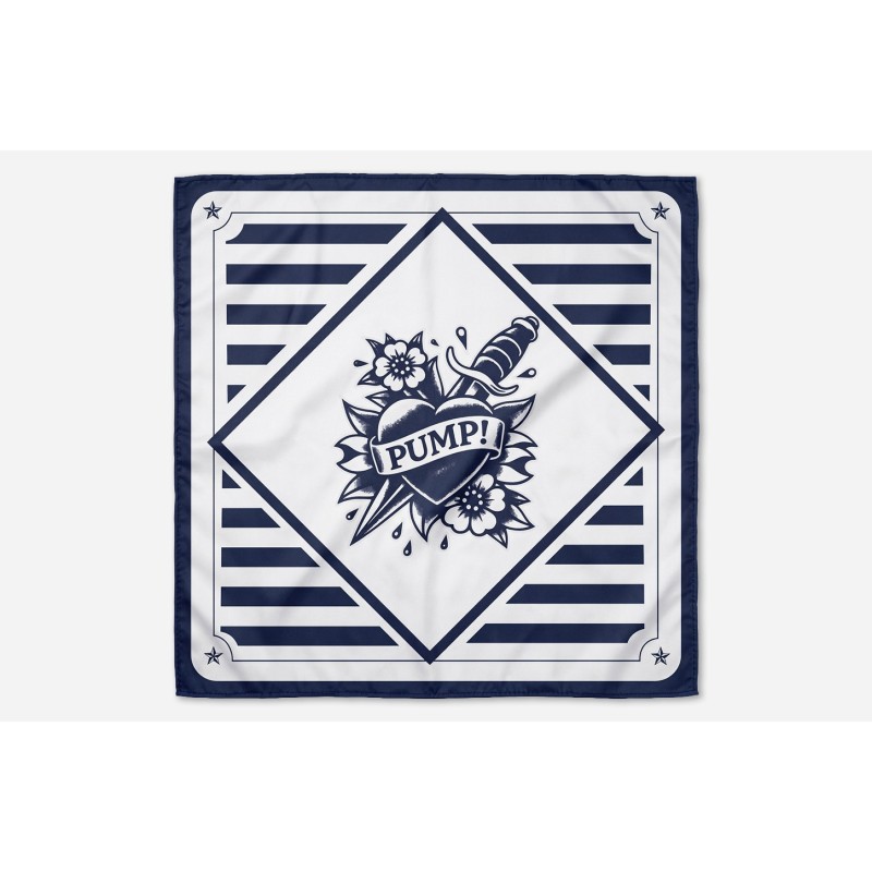 PUMP 16001 Marine Scarf PUMP 16001 Marine Scarf