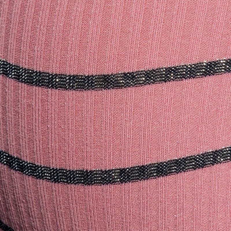 ES Collection UN674 Soft Grid Mini Thong Pink